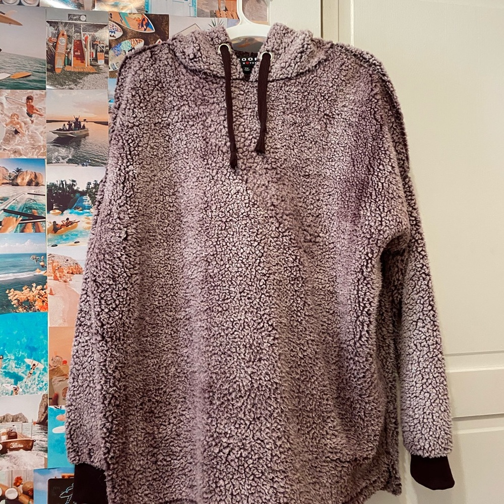 Purple Fuzzy sweatshirt